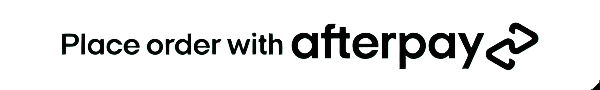 Promotional banner for Afterpay on a light green background
