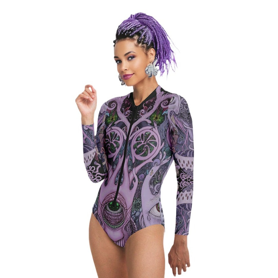 MUSHROOM MIND - LONG SLEEVE BODYSUIT