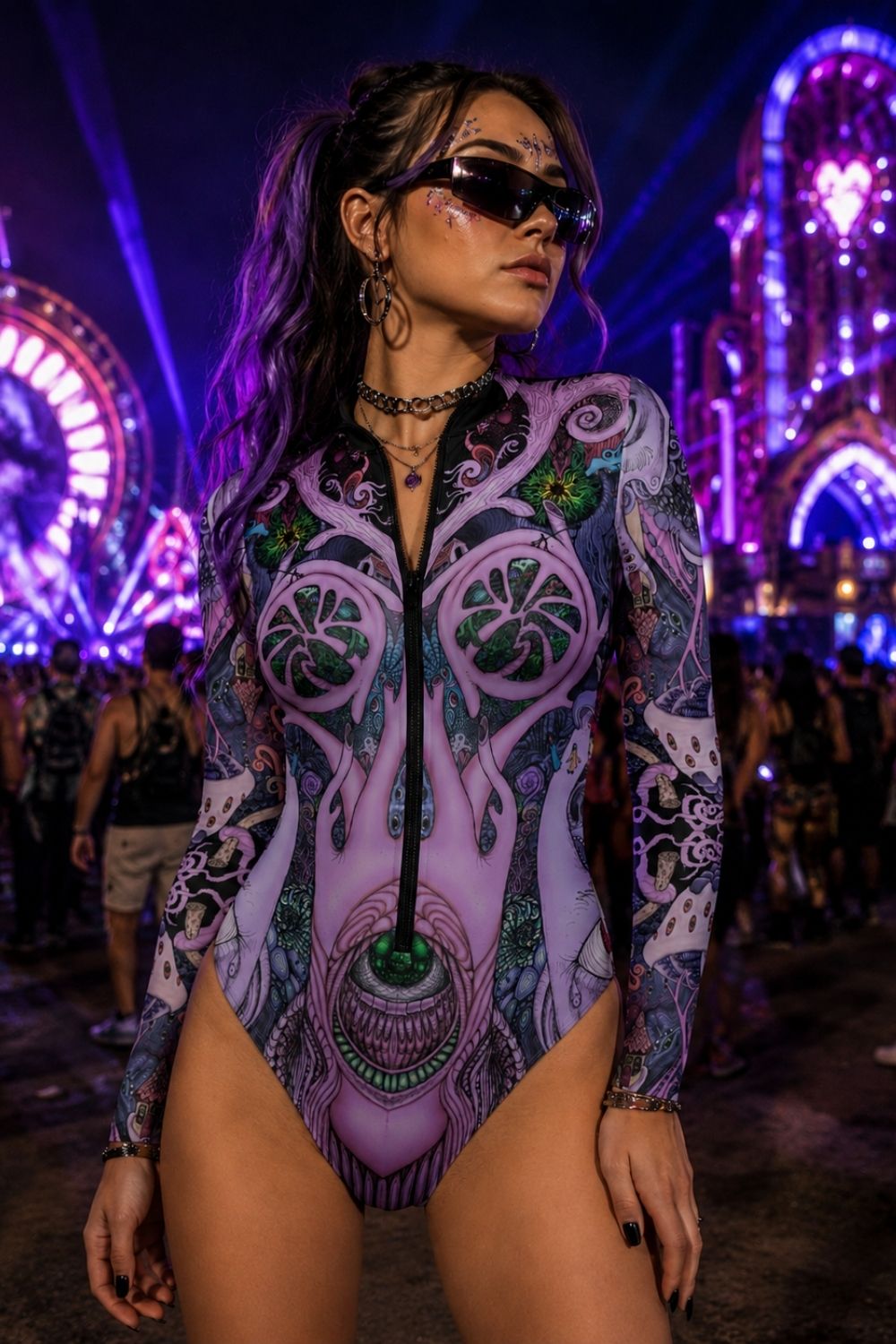Mushroom Mind Long Sleeve Bodysuit